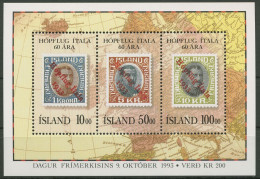 Island 1993 Tag Der Briefmarke Block 14 Postfrisch (C90067) - Blocks & Kleinbögen