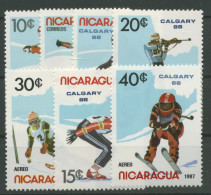 Nicaragua 1987 Olympia Winterspiele Calgary 2738/44 Postfrisch - Nicaragua