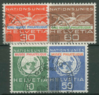 Europ. Amt Der Ver. Nationen (ONU/UNO) 1962 Philatelie-Museum 34/37 Gestempelt - Dienstmarken