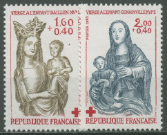 Frankreich 1983 Rotes Kreuz Statue Maria Mit Kind 2420/21 A Postfrisch - Ungebraucht