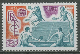 Frankreich 1977 Tischtennis 2060 Postfrisch - Nuovi