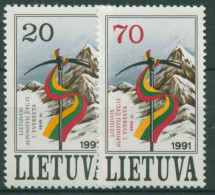 Litauen 1991 Besteigung Des Mount Everest 484/85 Postfrisch - Lithuania