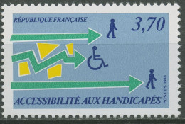 Frankreich 1988 Behinderte In Der Gesellschaft 2672 Postfrisch - Nuovi