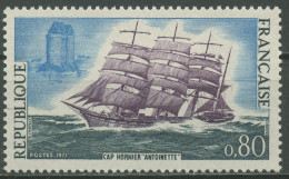Frankreich 1971 Schiffe Kap-Hoorn-Segler Viermaster 1745 Postfrisch - Ungebraucht