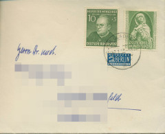 Bund 1952 100 J. Germ. Museum Mischfrankatur 151 MiF, Portogerecht (X18720) - Cartas & Documentos