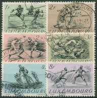 Luxemburg 1952 Olympia Helsinki, Rad-WM 495/00 Gestempelt - Used Stamps