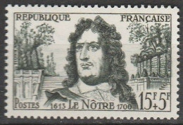 France-N°1208 Neufs**/MNH : André Le Nôtre Et Vue Du Parc De Versailles - Ongebruikt