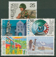 Schweiz 1989 Ereignisse Feldpost Pass Verkehr St.Bernhard 1385/89 Gestempelt - Used Stamps