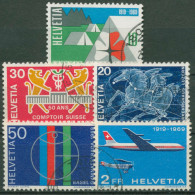 Schweiz 1969 Ereignisse Pfadfinder Planetarium Luftpost 895/99 Gestempelt - Gebruikt