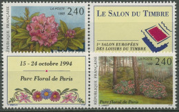 Frankreich 1993 SALON DU TIMBRE Botanischer Garten Vincennes 2994/95 Zf Postfr. - Ungebraucht
