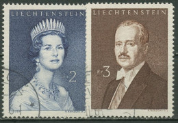 Liechtenstein 1960 Freimarken: Fürstenpaar 402/03 Gestempelt - Gebraucht