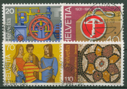 Schweiz 1981 Ereignisse Technorama Kathedrale St.Pierre Genf 1206/09 Gestempelt - Gebraucht