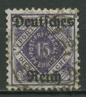 Deutsches Reich Dienstmarke Württemberg M. Aufdruck 1920 D 54 Gestempelt Geprüft - Dienstzegels