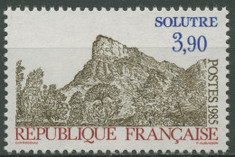 Frankreich 1985 Tourismus Fels Von Solutré 2518 Postfrisch - Unused Stamps