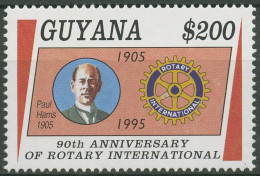 Guyana 1995 Rotary Club International Paul Harris 5216 Postfrisch - Guyane (1966-...)