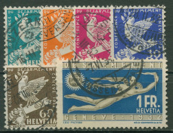 Schweiz 1932 Abrüstungskonferenz In Genf 250/55 Gestempelt - Used Stamps
