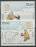 Franz. Antarktis 1991 Institut Für Forschung U. Technologie 283/84 Postfrisch - Unused Stamps