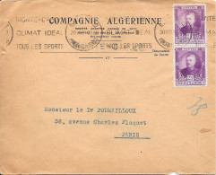 Principauté De Monaco  Sur Lettre  1933 - Brieven En Documenten