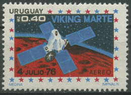 Uruguay 1976 Jahresereignisse Marssonde Viking 1437 Postfrisch Blockeinzelmarke - Uruguay