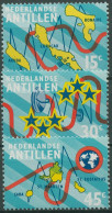 Niederländische Antillen 1973 Fernmeldeverbindung 269/71 Postfrisch - Curacao, Netherlands Antilles, Aruba