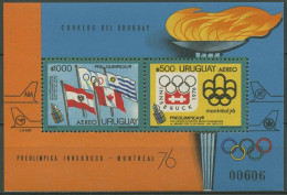 Uruguay 1975 Olympia Montreal & Innsbruck Block 25 Postfrisch (C97334) - Uruguay