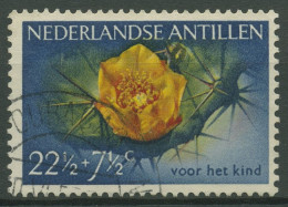 Niederländische Antillen 1955 Jugendwohlfahrt Blumen Blüten 46 Gestempelt - Curazao, Antillas Holandesas, Aruba