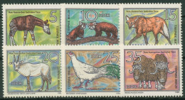 DDR 1980 Tiere Bedrohte Tierarten Tierpark Berlin 2522/27 Postfrisch - Unused Stamps