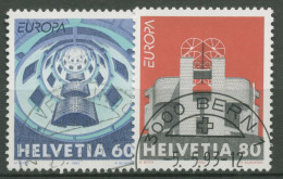 Schweiz 1993 Europa CEPT Zeitgenössische Kunst Häuser 1499/00 Gestempelt - Used Stamps