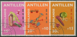 Niederländische Antillen 1971 Voor Het Kind Spielzeug 236/38 Gestempelt - Curaçao, Nederlandse Antillen, Aruba