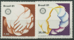 Brasilien 1981 Rotary International Kongress 1827/28 Postfrisch - Unused Stamps