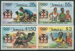 Jamaika 1984 Olympia Sommerspiele Los Angeles 585/88 Postfrisch - Giamaica (1962-...)