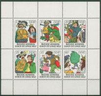 DDR 1977 Märchen Brüder Grimm Kleinbogen 2281/86 K Postfrisch (C96994) - Sonstige & Ohne Zuordnung