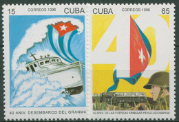 Kuba 1996 Rebellen Revolutionsarmee FAR Motorboot Gramma 3959/60 Postfrisch - Ungebraucht