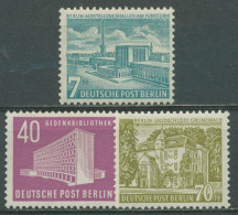 Berlin 1954 Berliner Bauten 121/23 Postfrisch - Ongebruikt