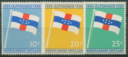 Niederländische Antillen 1959 Autonomie Flagge 99/01 Postfrisch - Curaçao, Nederlandse Antillen, Aruba