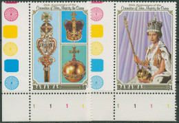 Bahamas 1978 25 Jahre Krönung Königin Elisabeth II. 432/33 Ecke Postfrisch - Bahama's (1973-...)