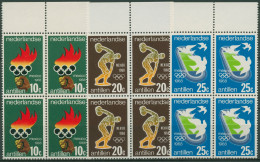 Niederländische Antillen 1968 Olympia Sommerspiele Mexiko 187/89 ZD Postfrisch - Niederländische Antillen, Curaçao, Aruba