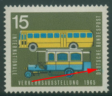 Bund 1965 Int. Verkehrsausstellung Mit Plattenfehler 470 I Postfrisch - Plaatfouten En Curiosa