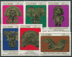 Kolumbien 1982 Kunstgegenstände Tairona-Kultur 1589/94 Postfrisch - Colombie