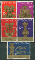 Kolumbien 1967 Poststudien Goldmuseum Bogotá Kunstgegenstände 1111/15 Postfrisch - Colombie