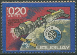 Uruguay 1975 Unabhängigkeit Amerikas Raumfahrt 1359 Postfrisch Blockeinzelmarke - Uruguay