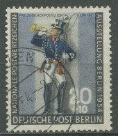 Berlin 1954 Nationale Postwertzeichen-Ausstellung, Postillion 120 A Gestempelt - Usados