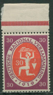 Deutsches Reich 1919 Nationalversammlung Oberrand 110 C P OR Postfrisch - Unused Stamps