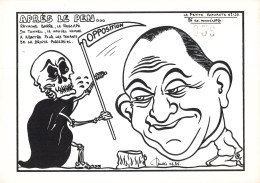 Politique Caricature Raymond Barre Mort Faucheuse Opposition Illustration Lardie Illustrateur - Satirisch