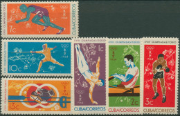Kuba 1964 Olympia Sommerspiele Tokio 912/17 Postfrisch - Ungebraucht