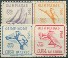 Kuba 1960 Olympia Sommerspiele Rom 669/72 Postfrisch - Nuevos