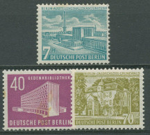Berlin 1954 Berliner Bauten 121/23 Mit Falz - Unused Stamps