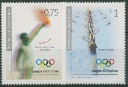 Argentinien 1996 Olympia Sommerspiele Atlanta 2305/06 Postfrisch - Unused Stamps