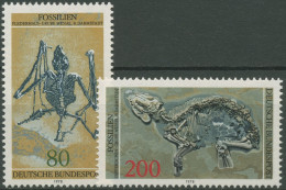Bund 1978 Fossilien Fledermaus Urpferd 974/75 Postfrisch - Ongebruikt