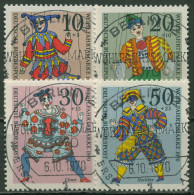 Bund 1970 Wohlfahrt Marionetten 650/53 TOP-ESST-Stempel BERLIN - Used Stamps